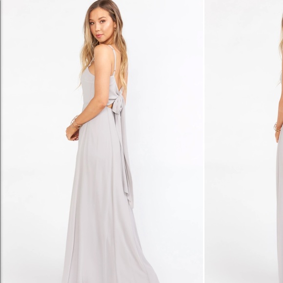 Show Me Your MuMu Lauren Tie Maxi Dress - Picture 4 of 5